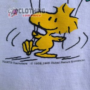 60S Vintage “What A Mom!” Snoopy & Woodstock T-Shirt